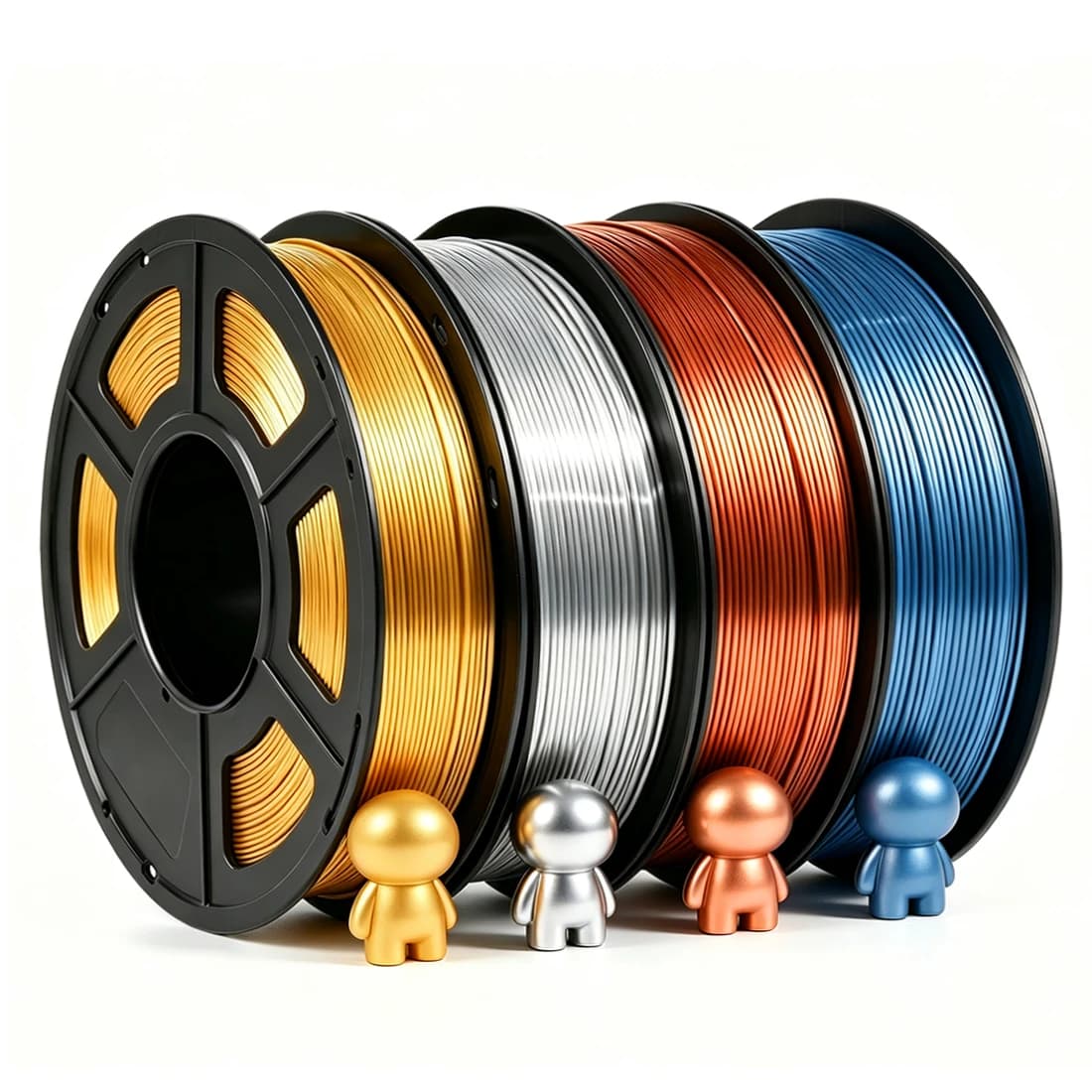 3D Silk Filament Wire 1.75mm 250g, 500g Coil Wire Material for 3D Printer Refills, 3D Printing Wire Vacuum Packing
