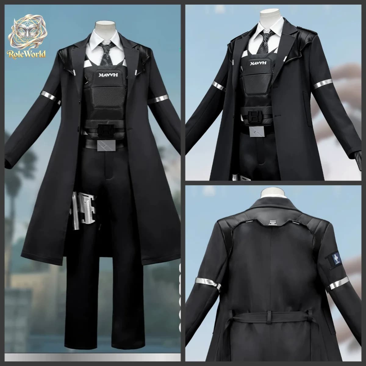 Delta Force Brain Agent H1000 Nuclear Power Plant Boss Cosplay Costume Men Game Full Outfit For Halloween Comic Con Shooting