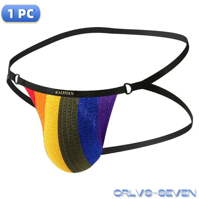 Biancheria intima di moda da uomo Gay Vita bassa Sospensorio Sissy Divertenti cinghie sottili Perizoma lavorato a maglia Homme Tangas Hombre Ragazzi Bikini Mutandine