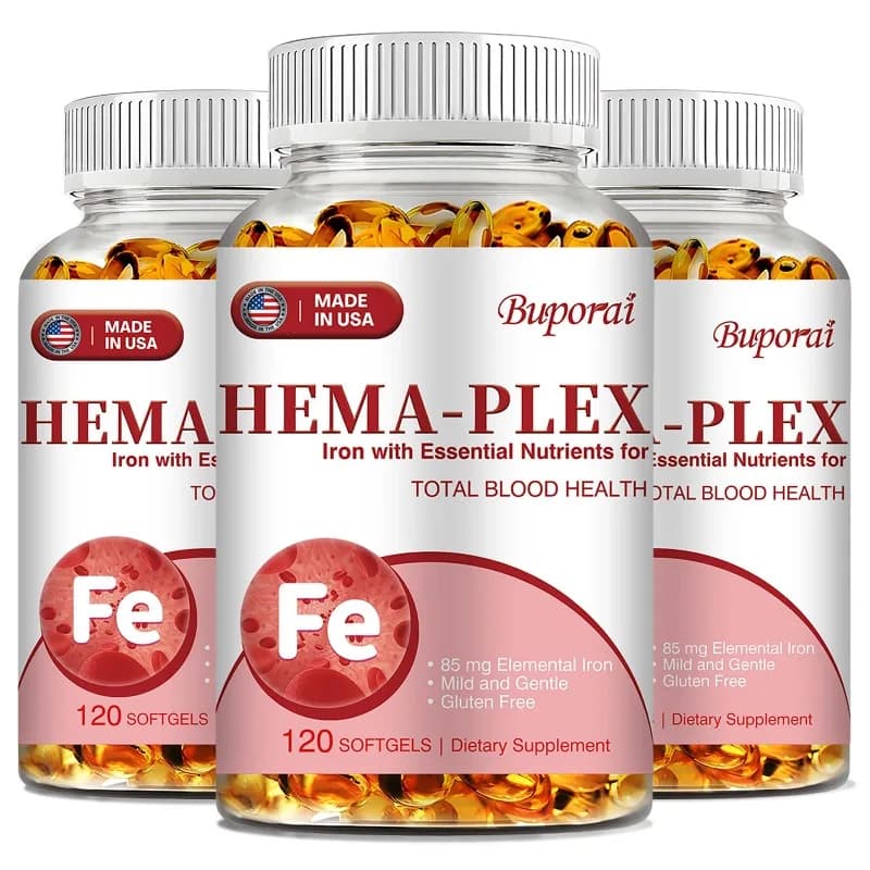 Hema-Plex iron supplement: promotes the formation of red blood cells, metabolism and improve immune function