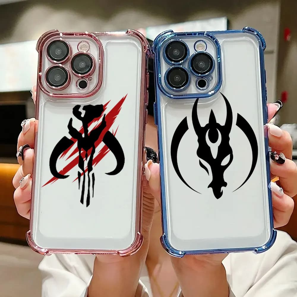 Cover per iPhone Anakin Skywalker Mandalorian Star Wars per modelli 17 Air, 16, 15, 14, 11, 12, 13 Pro Max, 16e, 17E, 15 Plus, 13