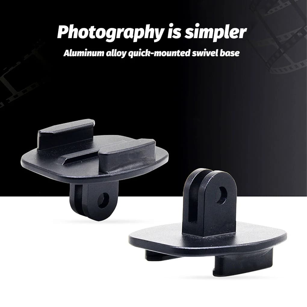 Base with quick release buckle Adapter for mounting on tripods for Gopro Hero 13 12 11 10 9 for DJI Action Camera Vlog accessories