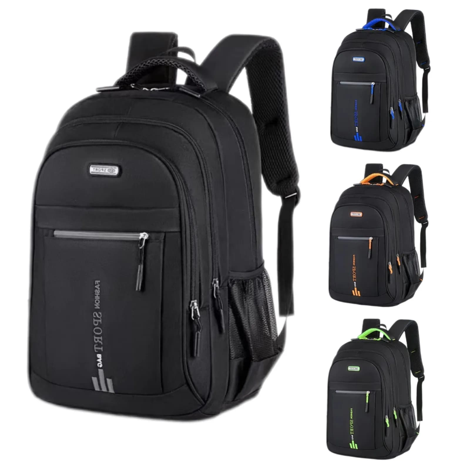 Zaino da uomo Oxford Borsa per computer da lavoro Zaino impermeabile Zaino da viaggio per il tempo libero Zaino per studenti delle scuole superiori per uomo