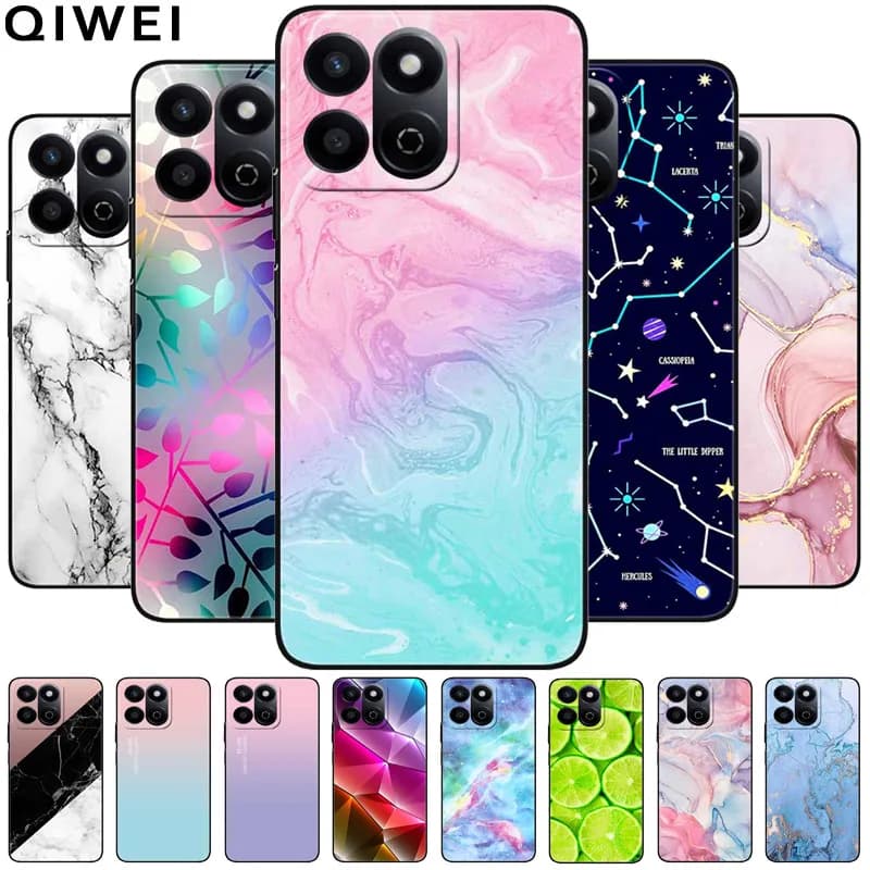 Per Honor 200 Smart Case Moda Marmo Morbido TPU Cover posteriore in silicone per Honor200 Smart 5G Custodie per telefoni 6.8 ''Honor 200Smart Shell