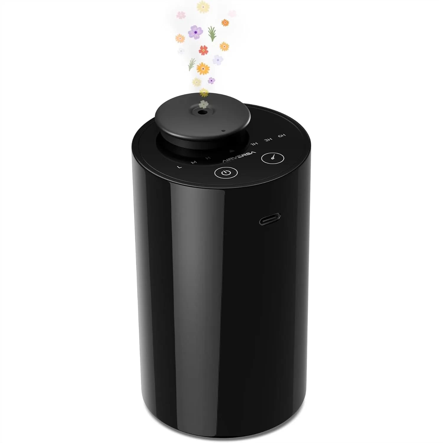 Diffusore di Oli Essenziali Senza Acqua, Diffusore per Auto Senza Fili, Nebulizzatore a Batteria, 0,7 Fl Oz/20mL, Mini Macchina per Profumare l'Aria con