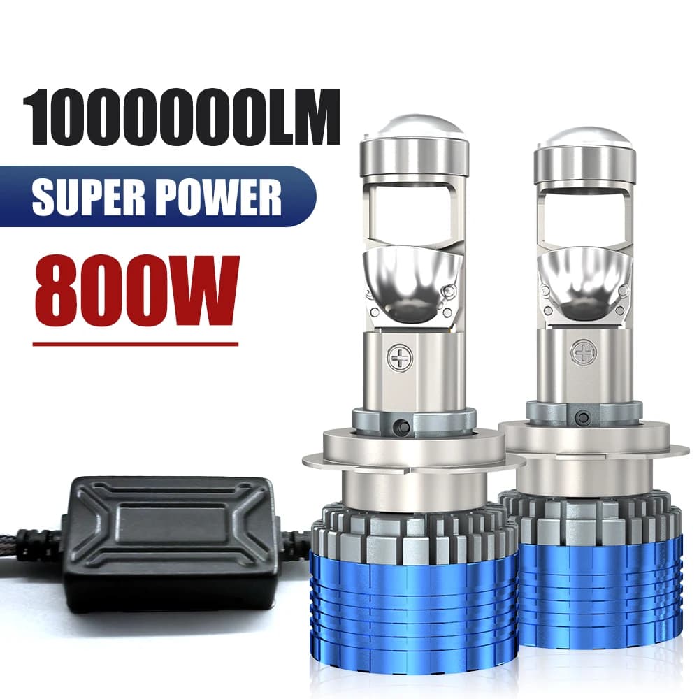 H4 H7 H11 Faro A LED Mini Lente Proiettore 9005 HB3 9006 HB4 Auto HA CONDOTTO LA Lampadina Del Faro A Fascio Basso Lampadina Canbus Per Auto/Motore 12V 24V