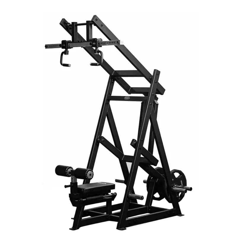 Commercial Gym Fitness Equipment Lat PullDown Free Weight Strength Training Plate Loaded Lat Pull Down Gym Machine