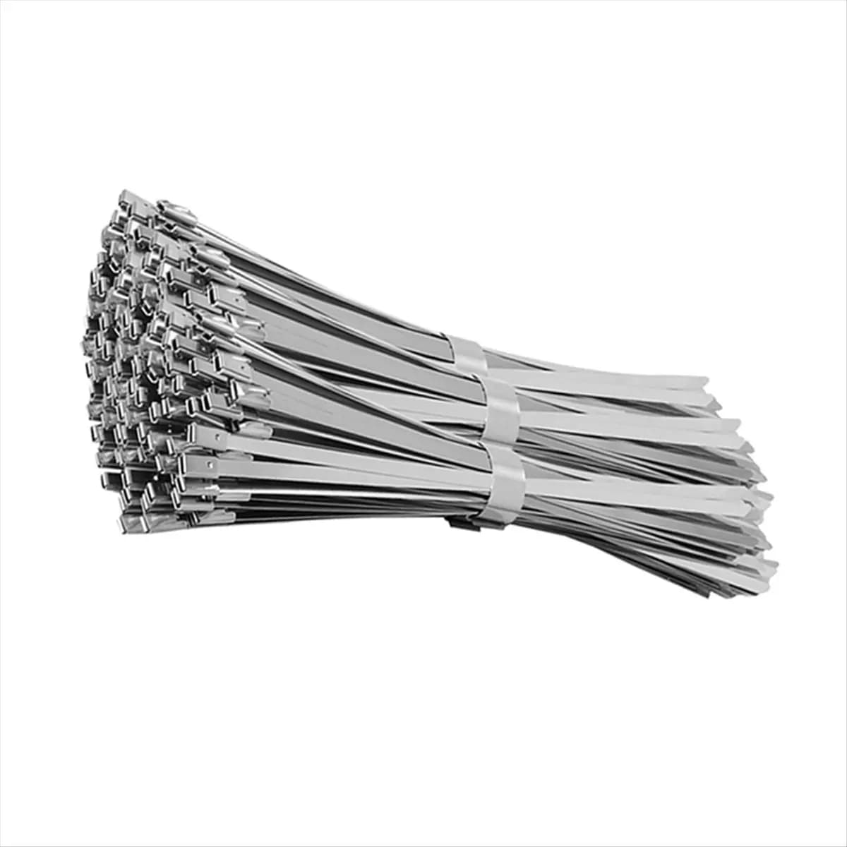Utensile per fascette per cavi in acciaio pesante KSOL, include 100 fascette per cavi in acciaio inossidabile, adatto per uso domestico e industriale