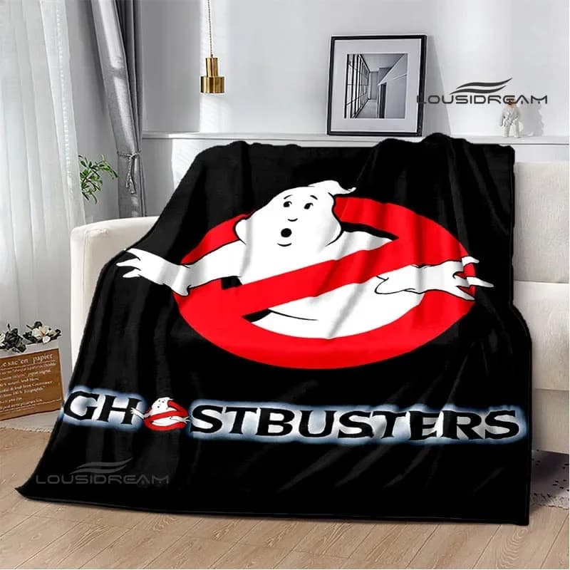 G-Ghostbusters Coperta stampata a fumetti Coperte di flanella calde Morbide e confortevoli coperte da viaggio per la casa Fodere per letti Regalo di compleanno