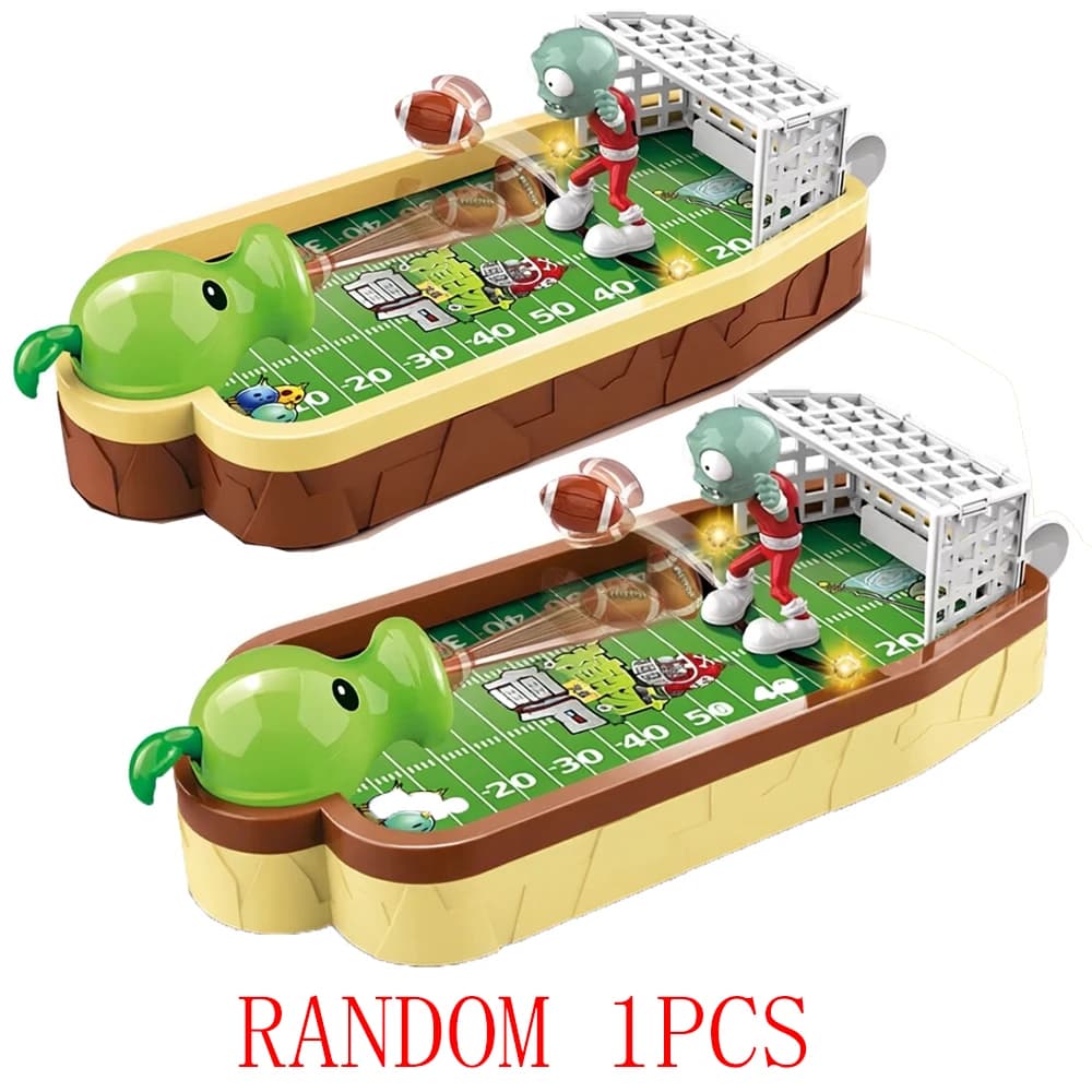 Plants vs Zombies Serie di battaglie competitive Gioco di calcio balilla per bambini Ornamenti di personaggi Gioco interattivo per regalo per bambini