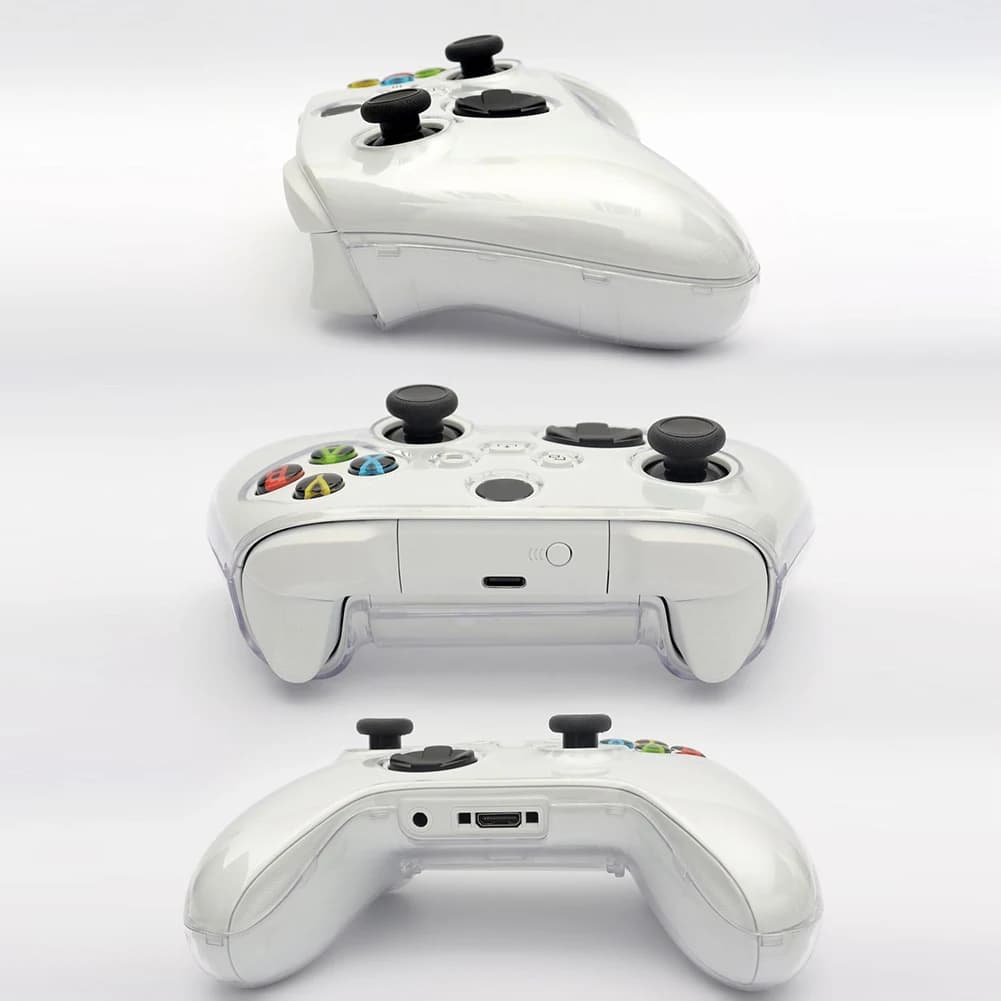 Custodia Protettiva Trasparente Antiscivolo Antiurto in Cristallo per Controller Xbox Series X/S