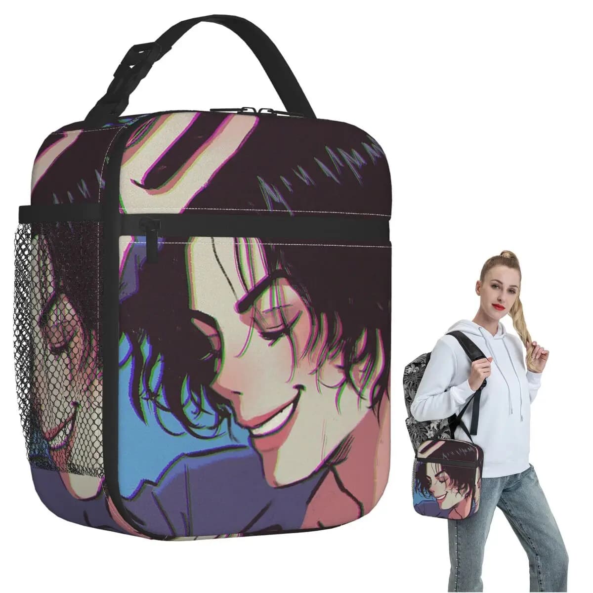 Borsa termica per il pranzo The King Of Pop Michael Jackson per donne e bambini, contenitori portatili per alimenti, borsa termica per il pranzo