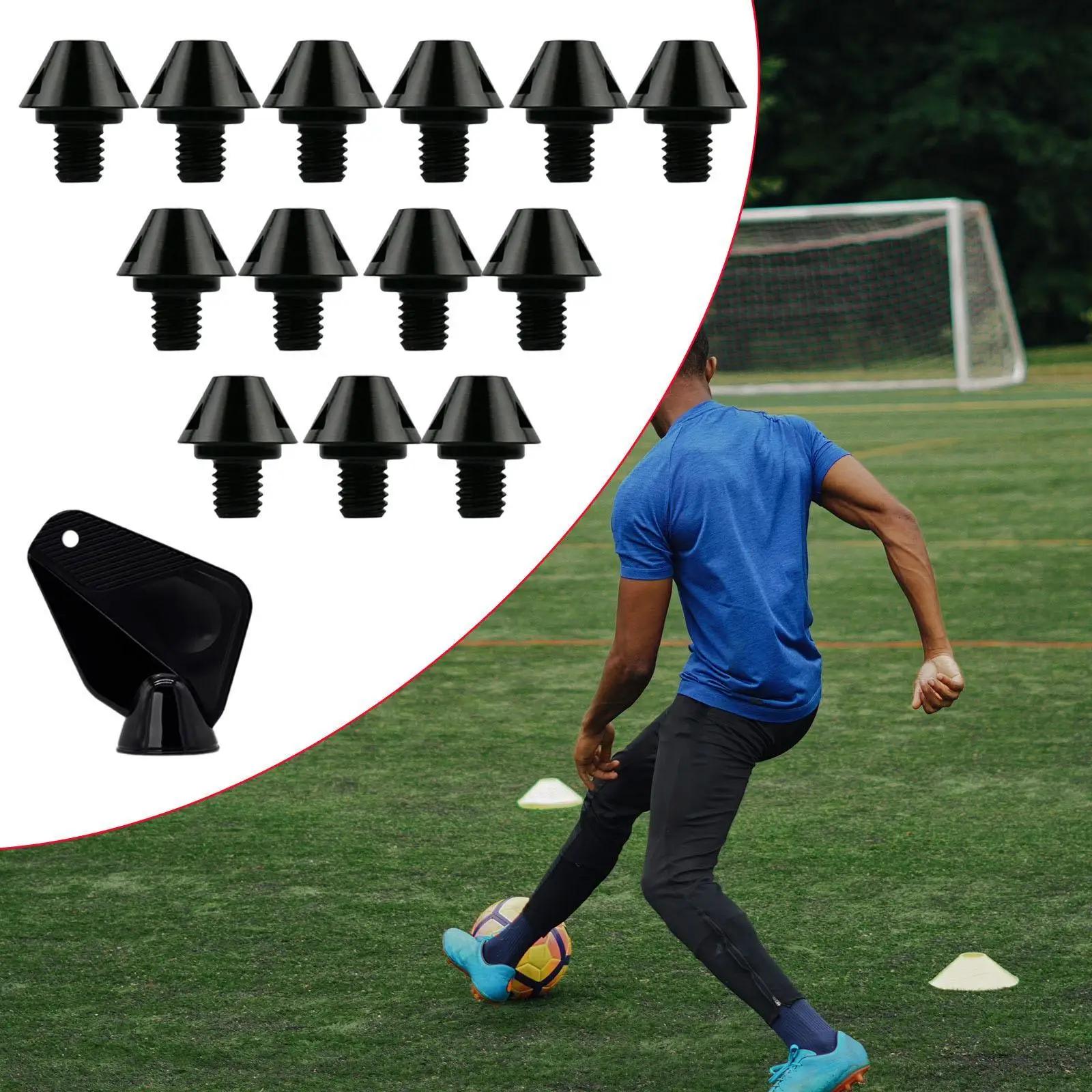 12 Pezzi Tacchetti Universali per Scarpe da Calcio e Atletica, per Allenamento Indoor e Outdoor