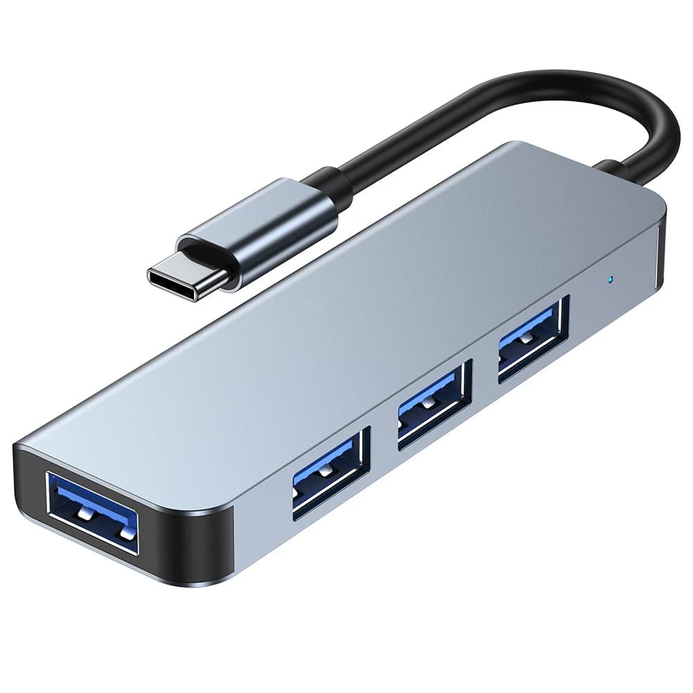 Hub di estensione da Type-C a USB 3.0 adatto per laptop Mac, splitter USB