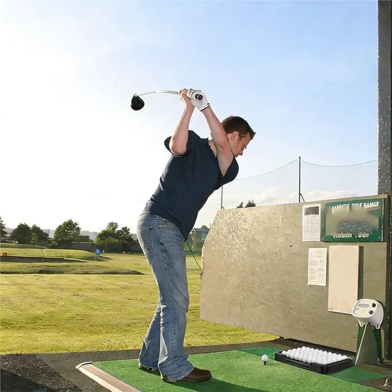Superior-Golf Storage Tray Equipment Holder Easy Access For Indoor Training 51 Ball Golf Storage Tray