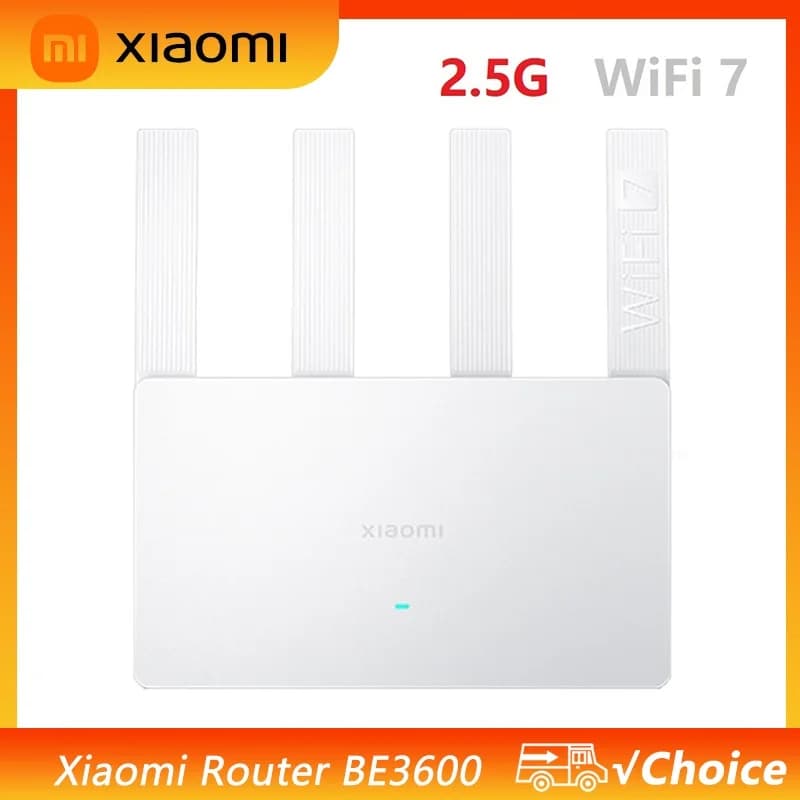 NUOVO Router Xiaomi BE3600 WiFi 7 Dual-Band Qualcomm quad-core Accelerazione di gioco 3570Mbps Dual WAN LAN Mesh Ripetitore di rete VPN