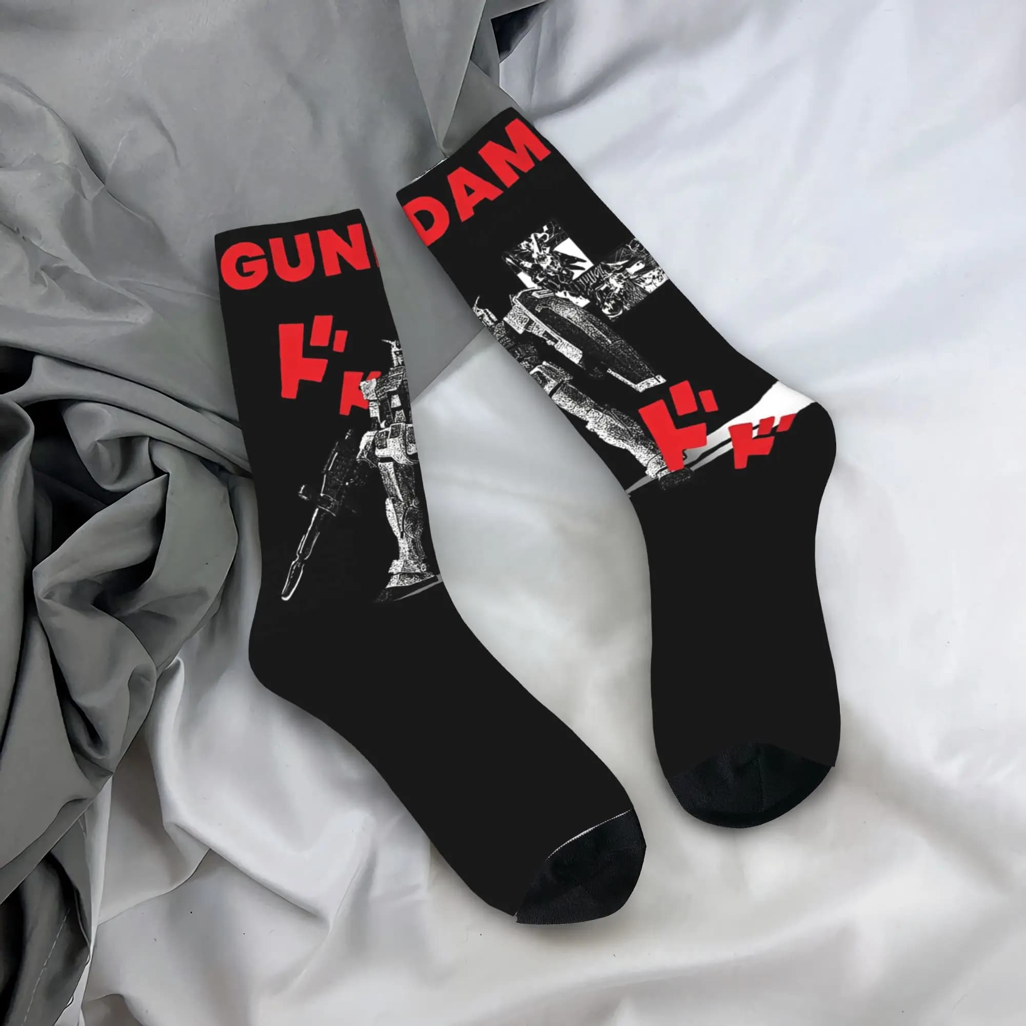 Unisex MOBILE SUIT GUNDAMs manga anime Socks Breathable Casual Socks Wonderful Gifts