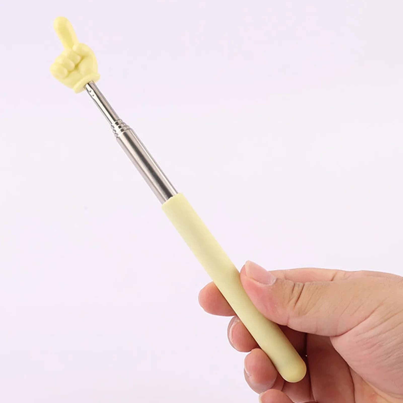 Puntatore telescopico per insegnanti da 68 cm Puntatore manuale retrattile colorato per insegnanti per bambini in classe Puntatore da lettura Materiale didattico