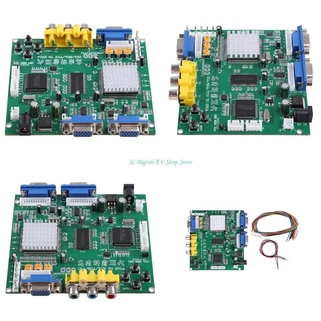 E74D Arcade Game RGB/CGA/EGA a VGA Game Video Output Converter Board per Arcade Game Monitor proiettore PDP CRT LCD
