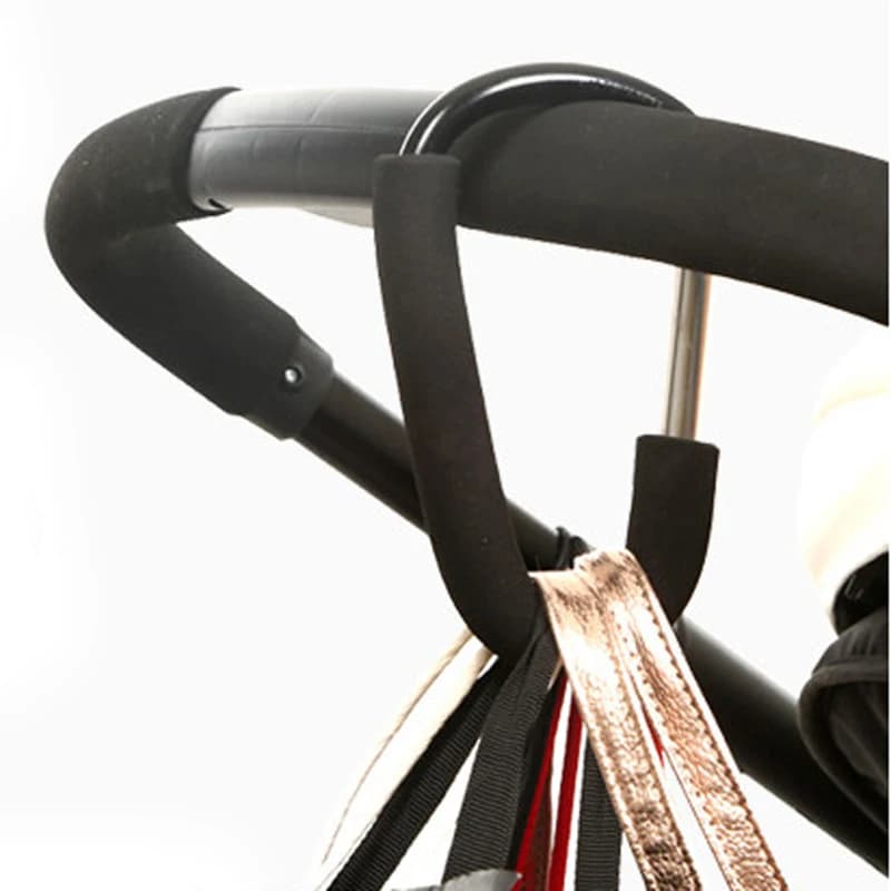 Borsa per bambini gancio per passeggino in lega di alluminio gancio per la spesa accessori Organizer ganci per carrozzina per carrozzina Buggy