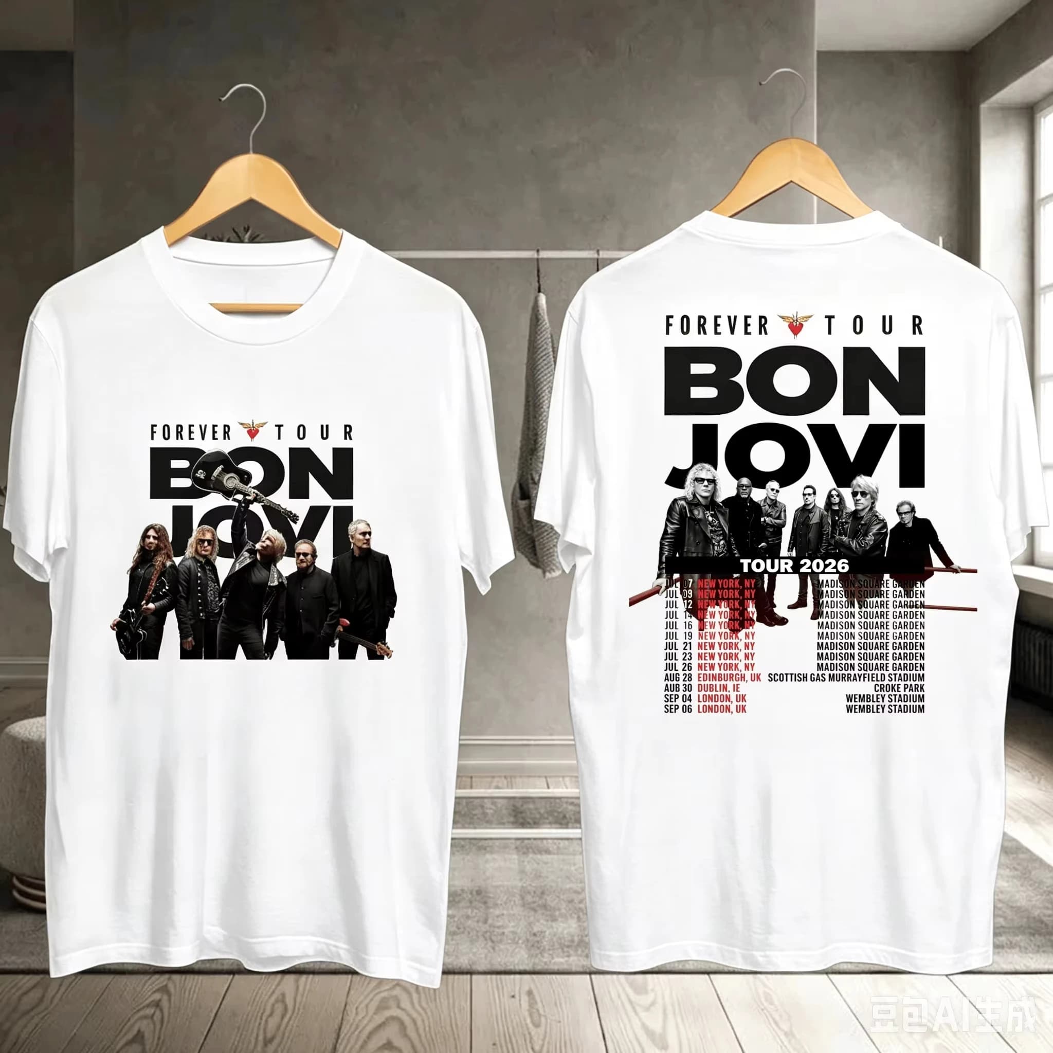 New Forever Tour 2026 Merch T Shirt Cotton Unisex Men‘s Women's T-Shirt Summer Vintage Y2k