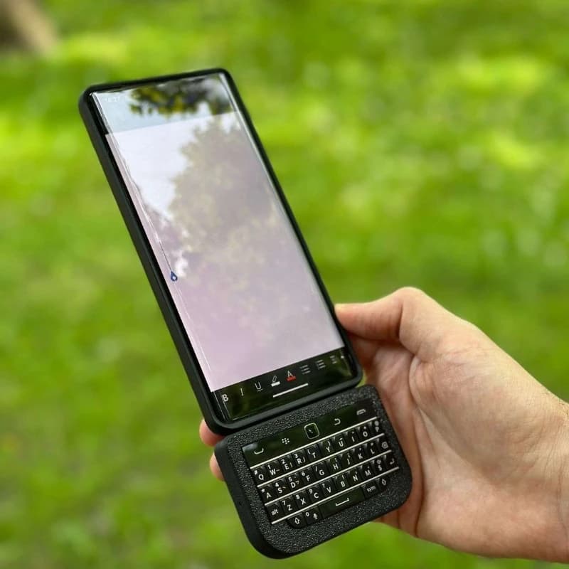 NEW Keyboard with Trackpad Mini for Blackberry Q10/P9981, ZMK Dual Mode Bluetooth Keyboard, Keyboard Integration and Play Mouse