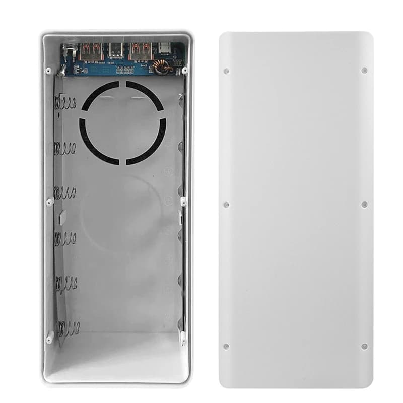 Scatola Power Bank fai da te 6x26650 caricabatteria esterno per custodia (batteria non inclusa) pregevole fattura, installazione fai da te