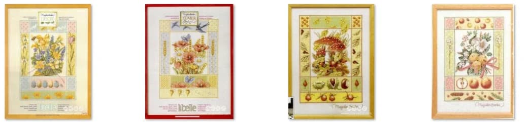 Kit punto croce Punto croce Aida fili da ricamo per set da ricamo -Lanarte 34282 Frutta e fiori 30-37
