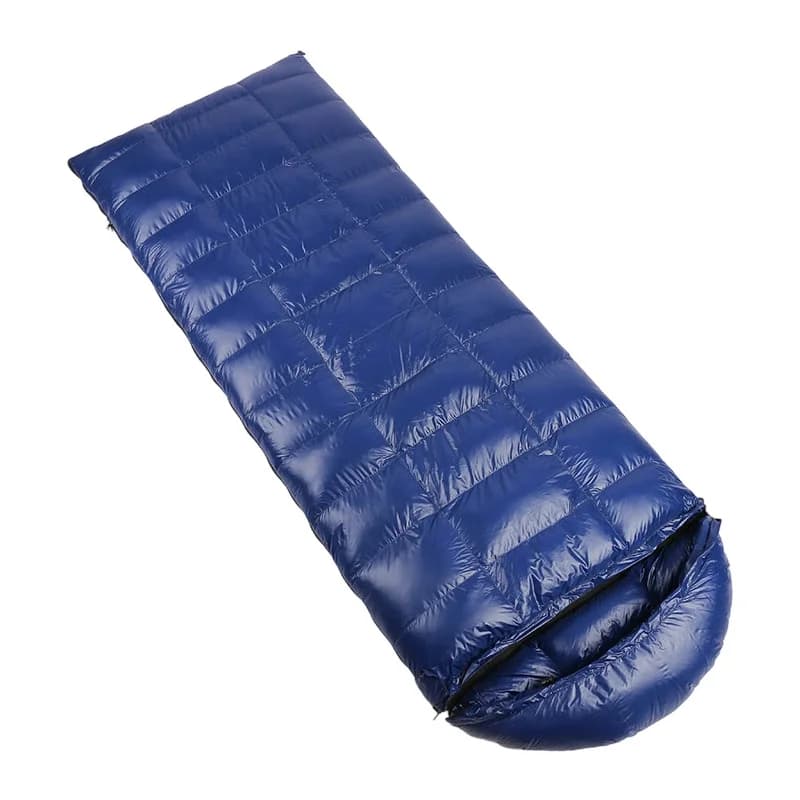 Splicable Warm Down Sleeping Bag, Ultra Light Cold Resistant Adult Sleep Bag Suitable for Indoor and Autumn Winter Camping