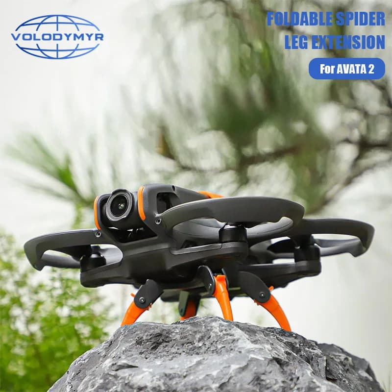Volodymyr Carrello di Atterraggio per DJI Avata 2 Drone Protezione Anti-collisione Piedi Intensificare Supporto Gamba Staffa per Avata 2 Accessorio