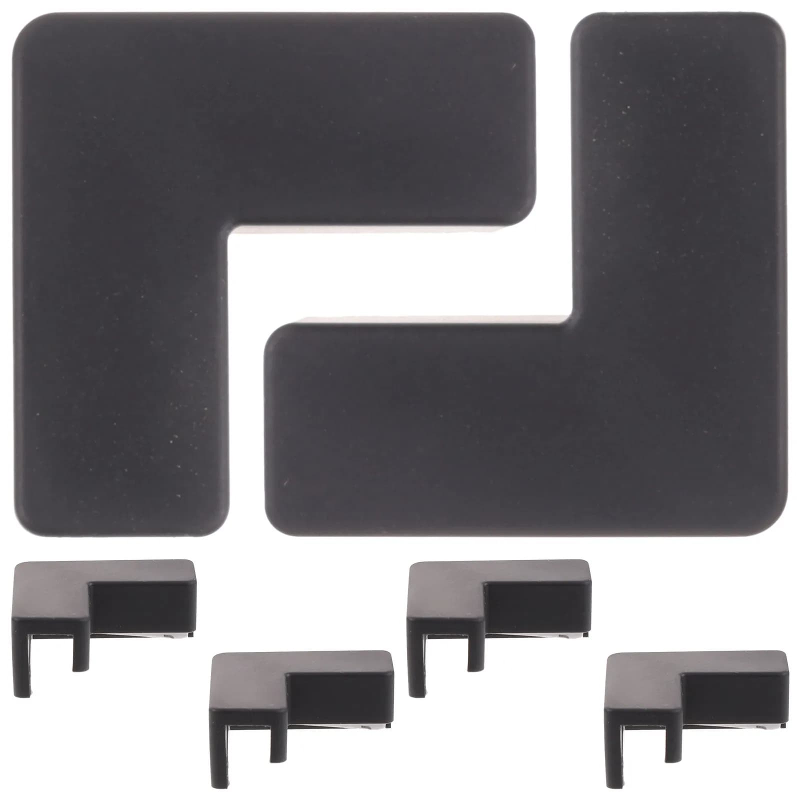 Set di 6 Protezioni Angolari in Silicone Flessibile per Trasportini per Animali, Acquari, Bordi di Mobili, Sicurezza per Bambini e Anziani, Copri Angoli Protettivi
