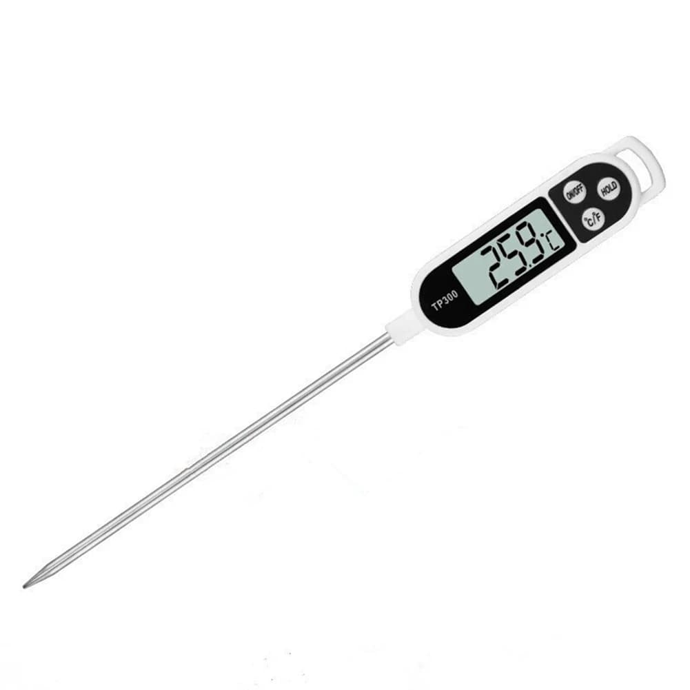 TP300 Kitchen Thermometer Electronic Encounter for Instant Reading Food LCD Display Digital Temperature Measuring Instrument for Home Use in Kitchen