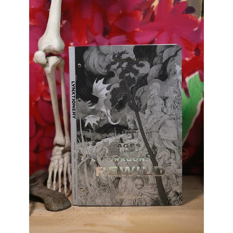 REWILD (Wild Ambition) Series Sketchbook 16K B6 Blank Sketchbook Can Be Painted Flat Collector's Sketchbook Jiukou Mountain