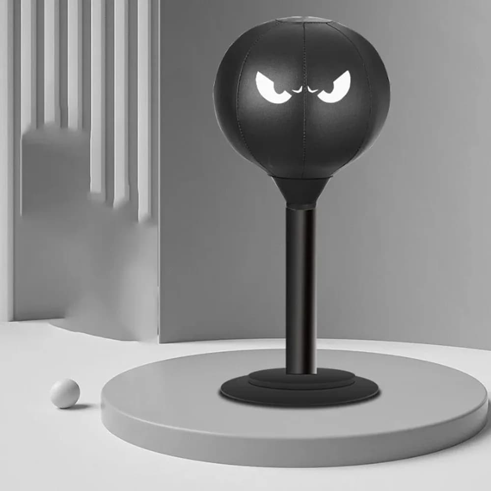 Boxing bag to relieve stress Toy boxing bag with suction cup Table boxing bag with inflator Funny dining table for punching