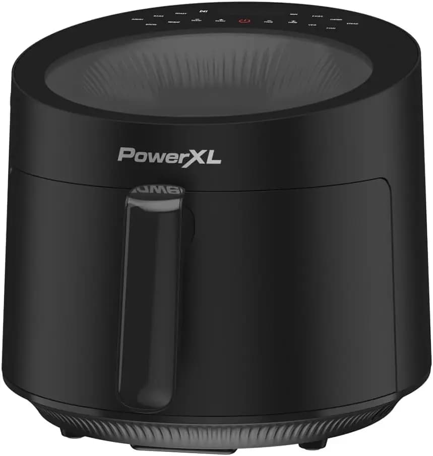 Friggitrice ad aria LUMINEX 5.3 QT con luce radiante, si riscalda fino a 400 gradi ° Regolazione in 2,4 Secondi, Spegnimento Automatico, 10 Impostazioni Rapide, Finestra Skylight