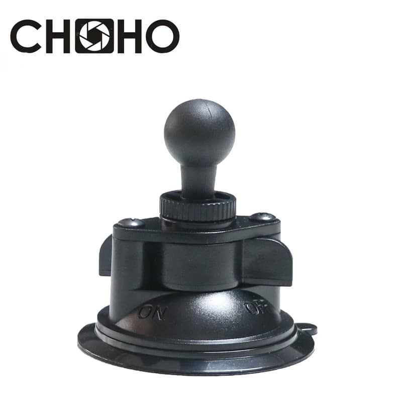 Supporto per ventosa per auto da un pollice 8,5 cm + supporto adattatore a sfera da 1/4 "per fotocamera Gopro Hero 13 12 11 DJI OSMO Action 4 3 Insta360