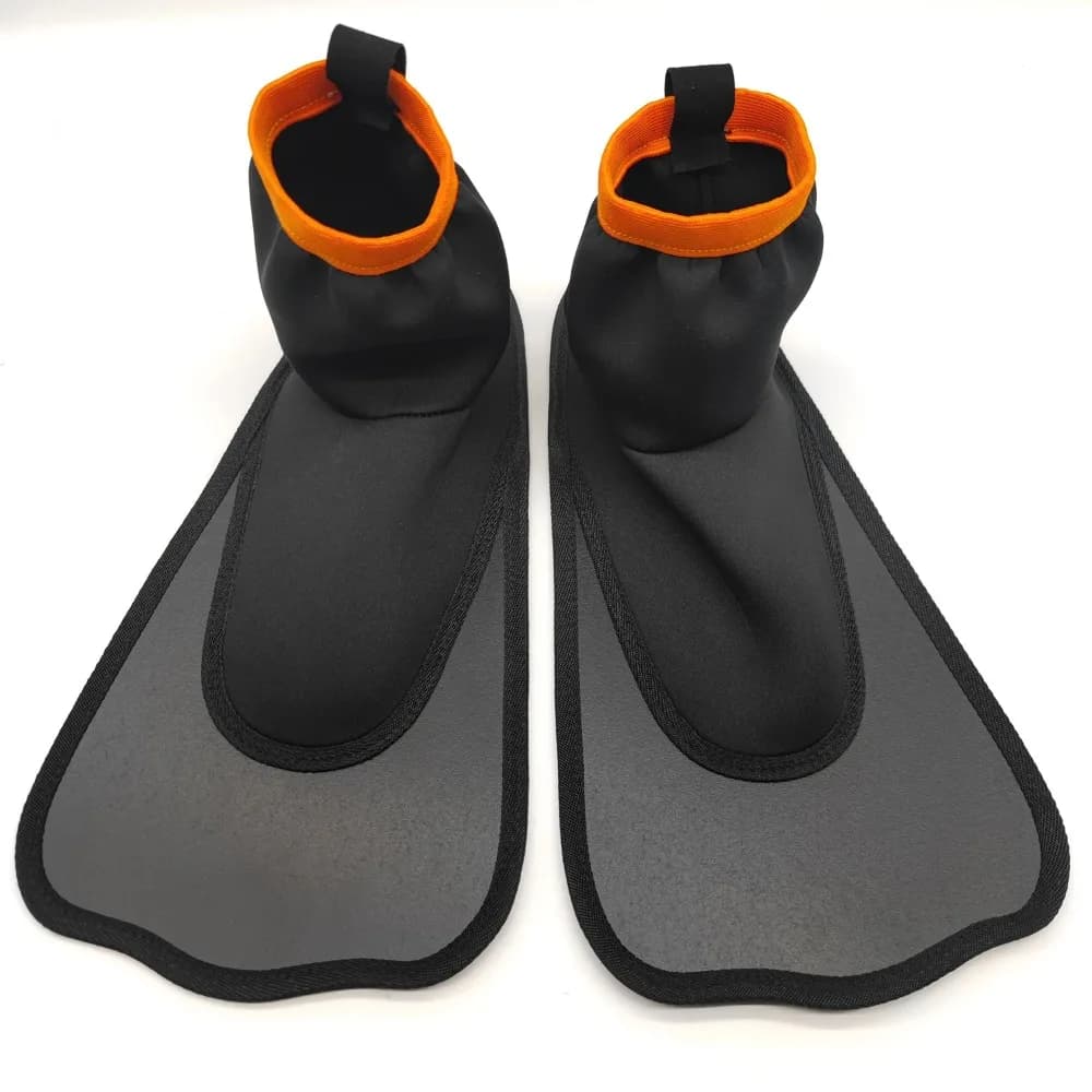 Wrapped Feet Design Snorkel Split Swim Flippers Breathable Non-slip Diving Frog Shoe Highly Stretchable Comfortable