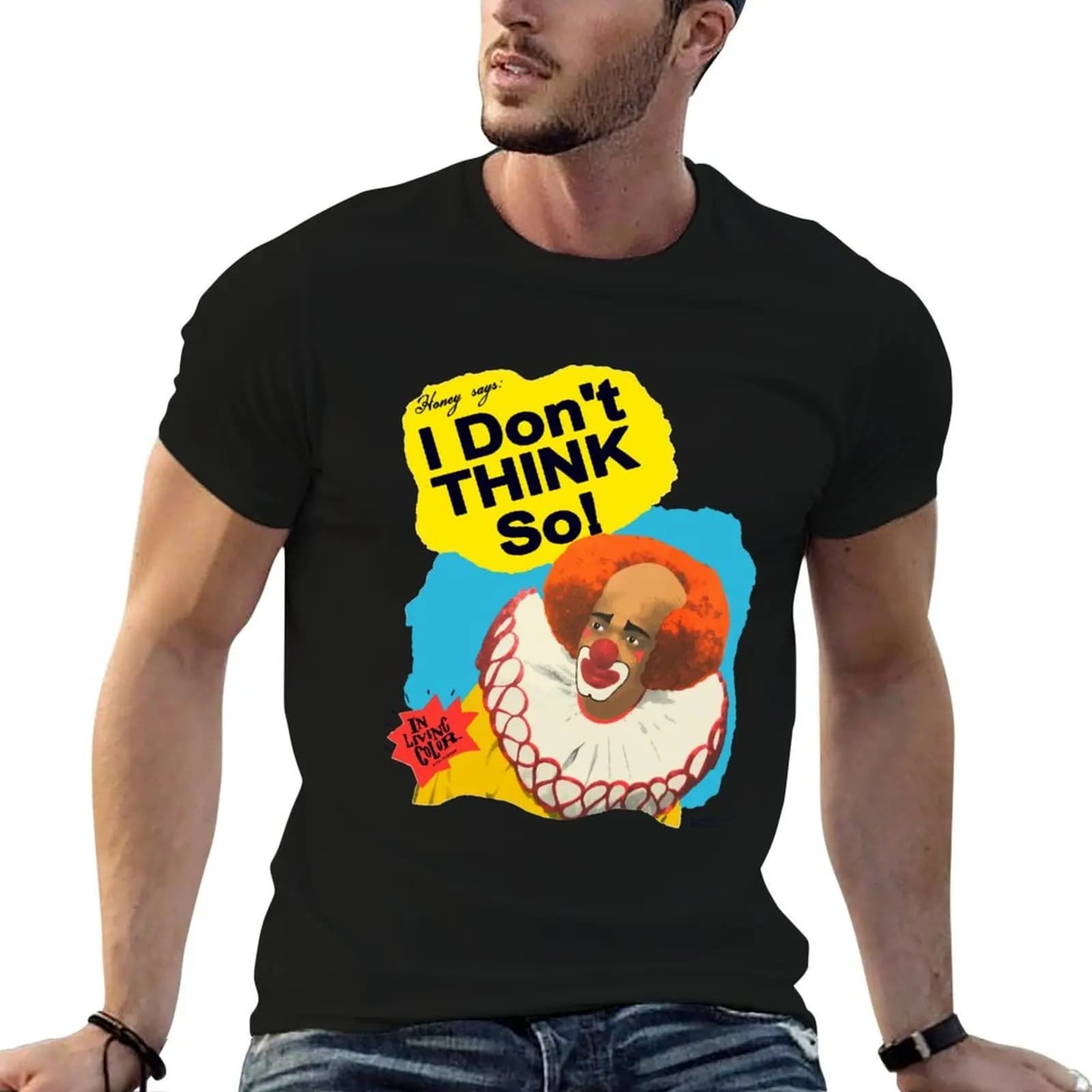 Questo fantastico Homey D. Clown del 1990, dallo stile vintage, dice: Non lo penso! Maglietta classica di Damon Wayans della serie televisiva comica della cultura pop degli anni '90