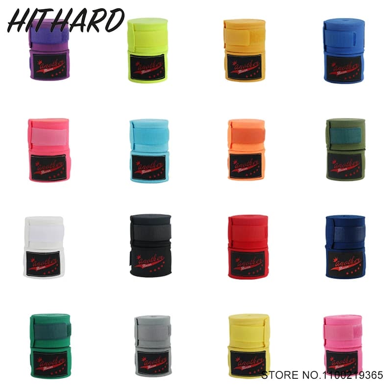 3M/4.5M/5M Boxing Handmade Multi Colors Wristband for Boxing MMA Muay Thai Sparring Training Benda Man Woman
