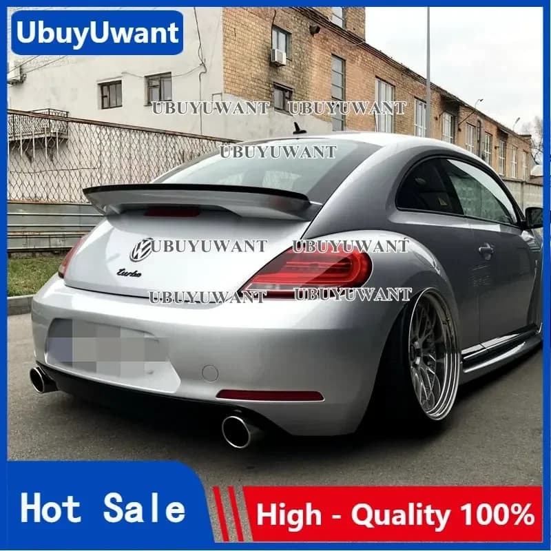 For Volkswagen Beetle GSR / G20 2013 2014 2015-2018 ABS Plastic Unpainted Primer Color Rear Spoiler Trunk Wing Lip Boot Cover