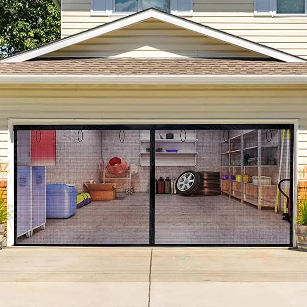 Garage 2x4m Anti-Insects and 2 Post Garage Mosques, Free Hand Tent, Summer Accessories