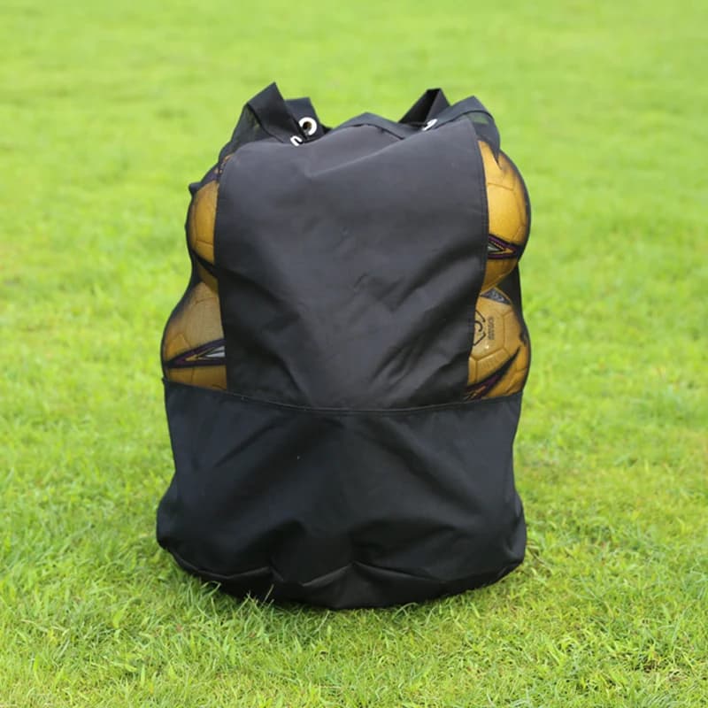 1 large capacity single shoulder bag for football, basketball, volleyball, net bag, bag to store a large ball bag