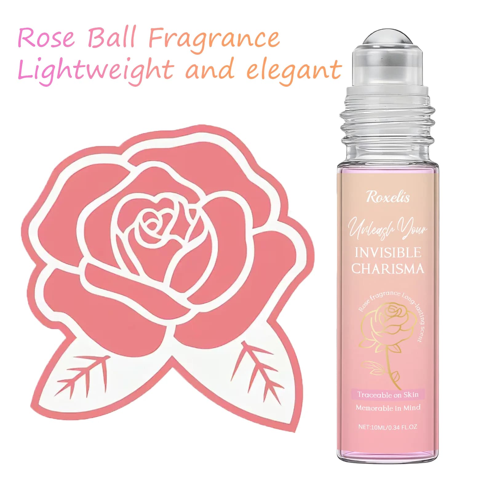 La fragranza Rose Ball è leggera, elegante e comoda da portare con sé, lasciando una fragranza fresca e naturale per l'uso quotidiano.