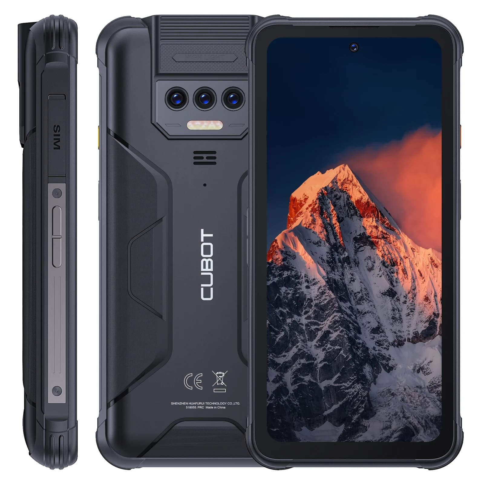 Smartphone Android robusto e impermeabile Cubot KingKong 8, 12 GB di RAM (6 GB + 6 GB), 256 GB di ROM, 10600 mAh, NFC, Octa-core, telefono 4G, OTG