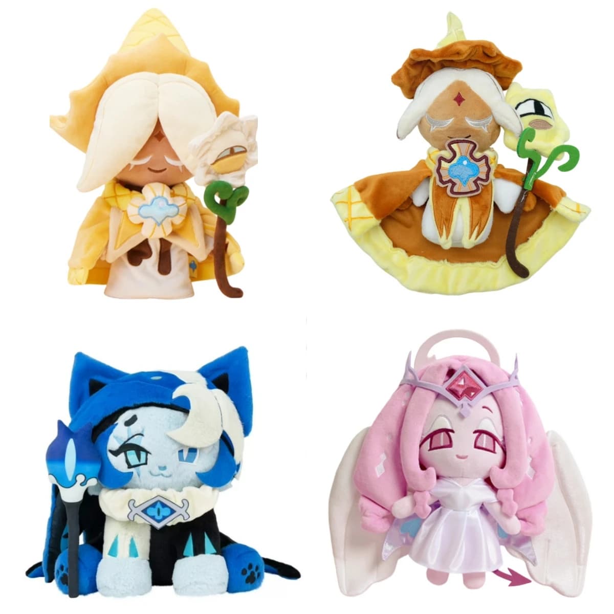 Peluche Cookie Run Kingdom: Bambola Angelo Biscotto alla Vaniglia, Simpatico Giocattolo Anime, Regalo di Compleanno per Bambini, Collezione Hobby e Giochi
