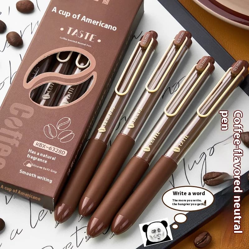 Cancelleria squisita Penna a inchiostro gel Kaba Bear Rose Style 0.5mm Esame di apprendimento liscio ad asciugatura rapida Penna di cancelleria carina Ragazza Regali Kawaii