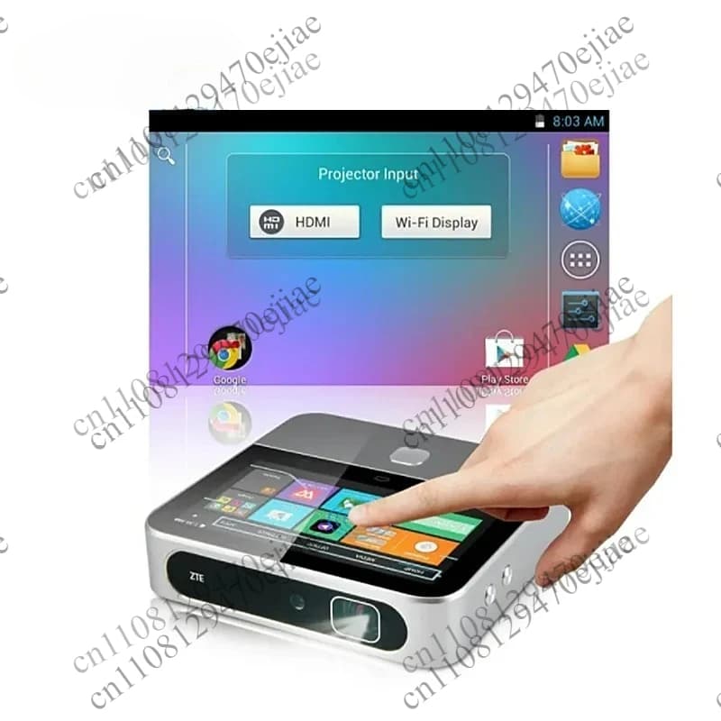 Proiettore Smart Spro 2 (WiFi) - Mini Proiettore HD Portatile con Funzione Hotspot Wireless per Home Theater e Film all'Aperto