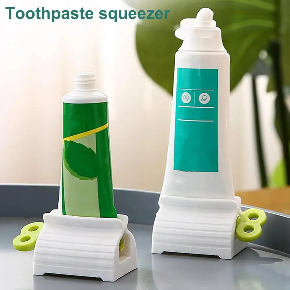 Spremi dentifricio Base stabile a risparmio di manodopera manuale facile Dispenser Clip per tubo accessori per il bagno Organizer Home Gadget creativo