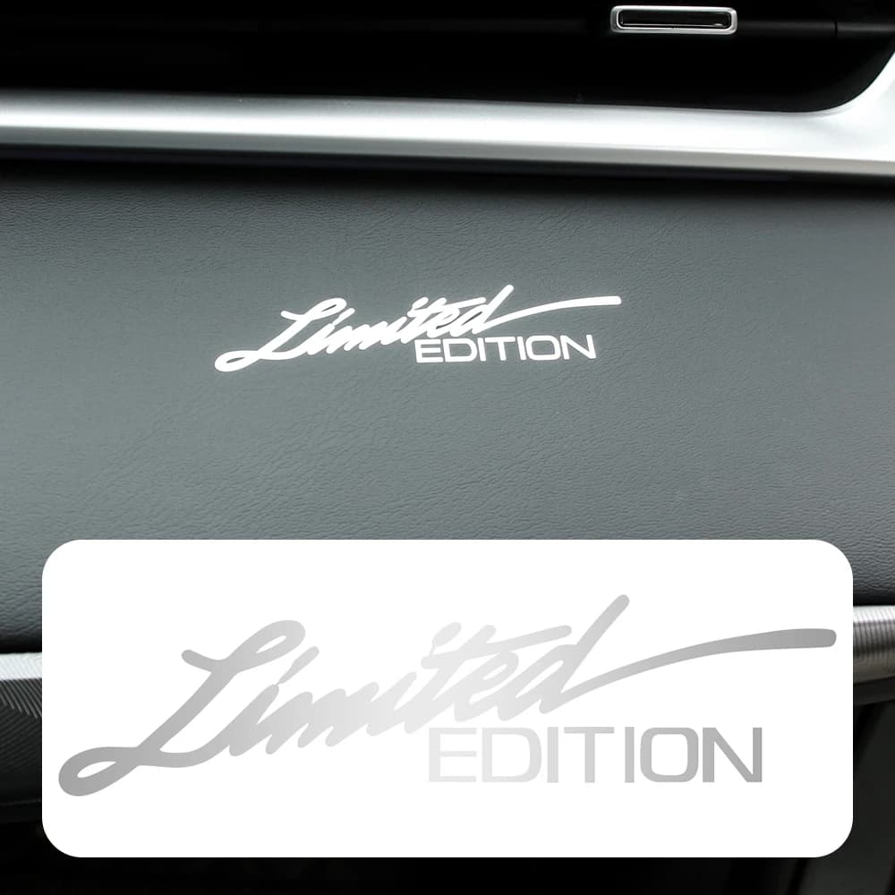 Limited Edition Emblem Metal Sticker Car Body Door Window Decal for Peugeot 206 208 308 307 207 3008 407 508 408 Hatch SW CC RCZ