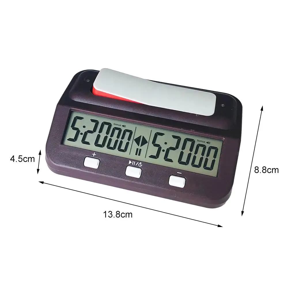 Orologio Digitale Professionale per Giochi da Tavolo, Contatore per Scacchi Cinesi, Shogi, Go